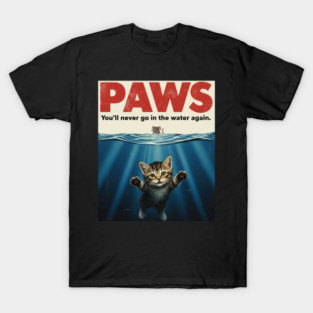 Paws Funny Cat Lover Gift Kitten Mouse Meow Meme T-Shirt T-Shirt