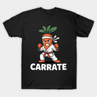 Carrate Karate Carrot Instructor Taekwondo T-Shirt