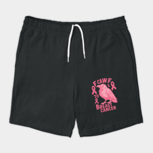 F Caw F to with Breast Cancer Awareness Shorts