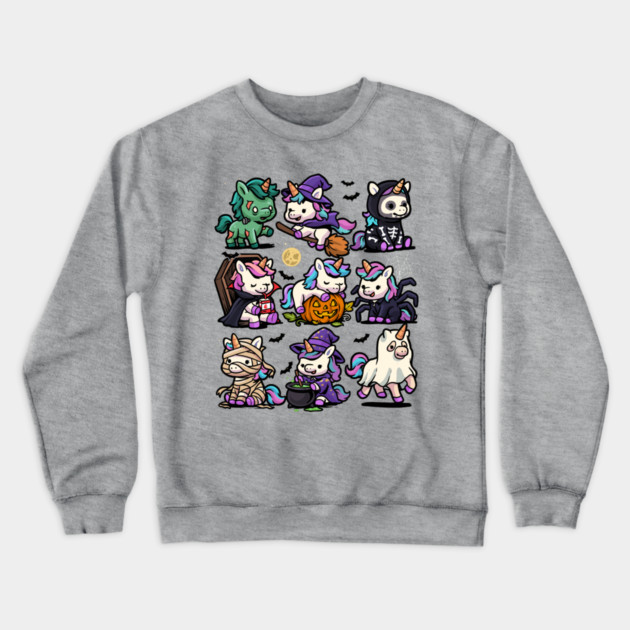 Spooky Unicorns Crewneck Sweatshirt by GoshWow®