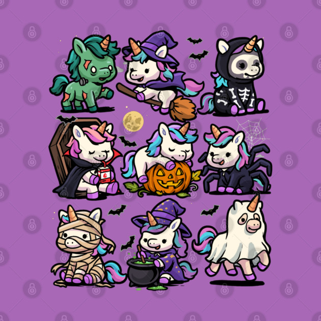 Spooky Unicorns by GoshWow®