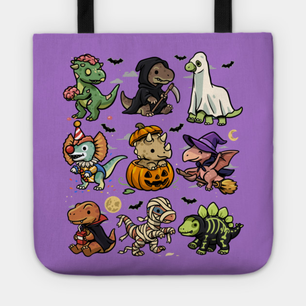 Spooky Dinosaurs Tote by GoshWow®