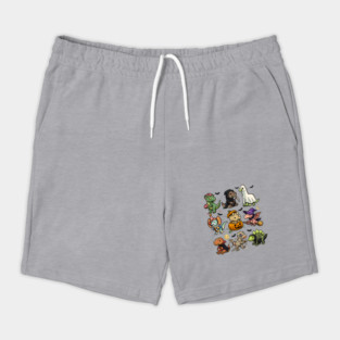 Spooky Dinosaurs Shorts