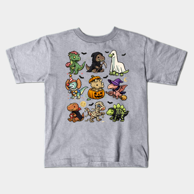 Spooky Dinosaurs Kids T-Shirt by GoshWow®