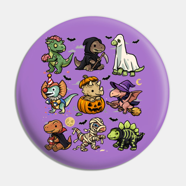 Spooky Dinosaurs Pin by GoshWow®