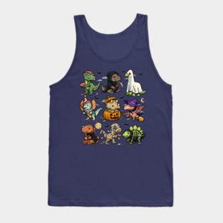 Spooky Dinosaurs Tank Top