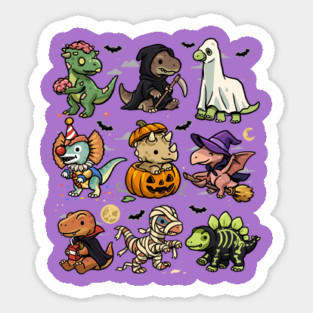 Spooky Dinosaurs Magnet