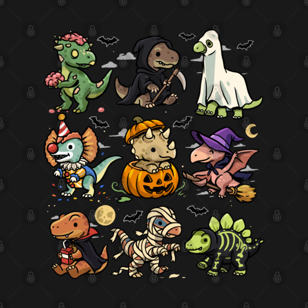 Spooky Dinosaurs by GoshWow®