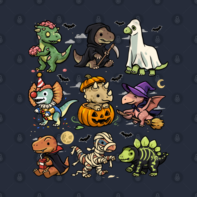 Spooky Dinosaurs by GoshWow®