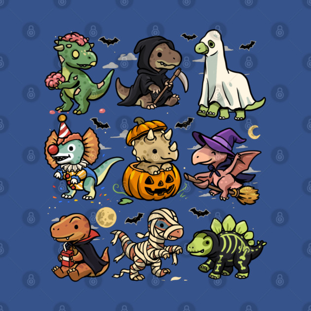 Spooky Dinosaurs by GoshWow®