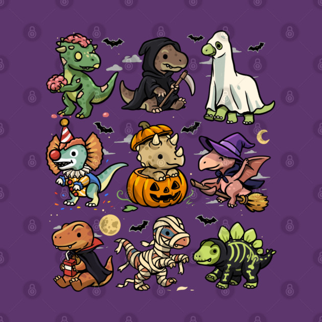 Spooky Dinosaurs by GoshWow®