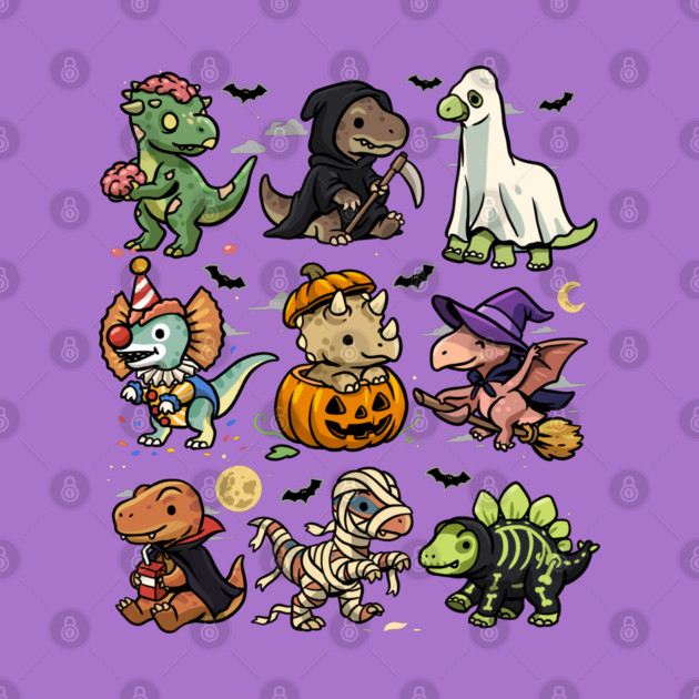 Spooky Dinosaurs by GoshWow®