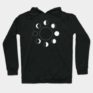 MOON PHASES CIRCLE Hoodie