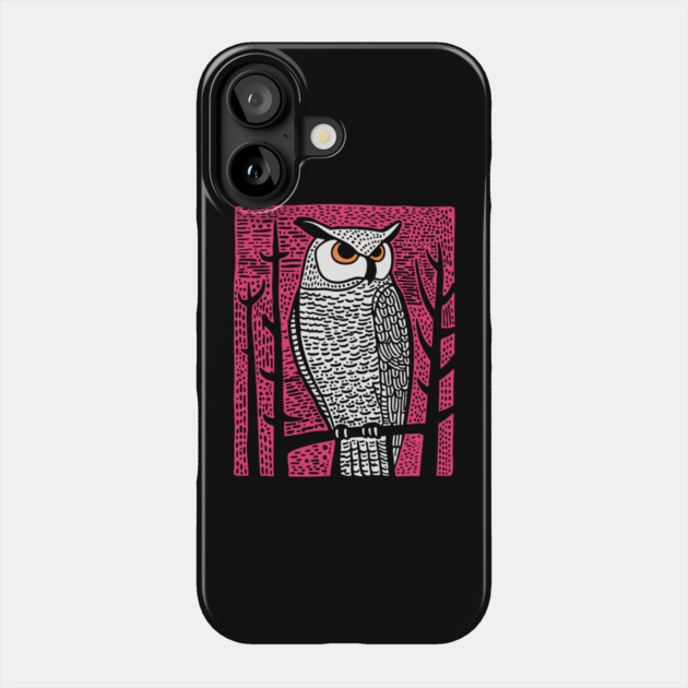 Forest Owl Phone Case by TuncGK