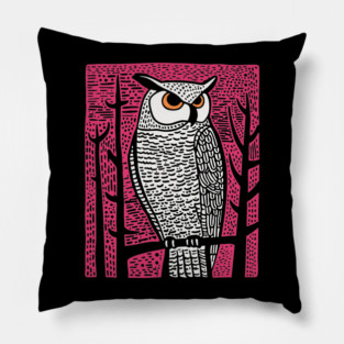 Forest Owl Pillow