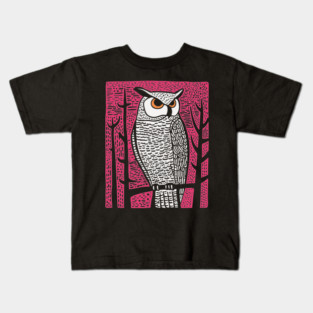 Forest Owl Kids T-Shirt