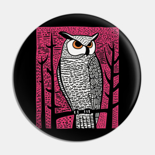 Forest Owl Pin
