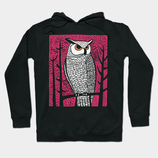 Forest Owl Hoodie by TuncGK