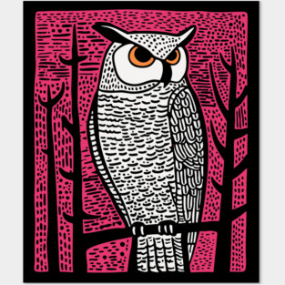 Forest Owl Posters and Art