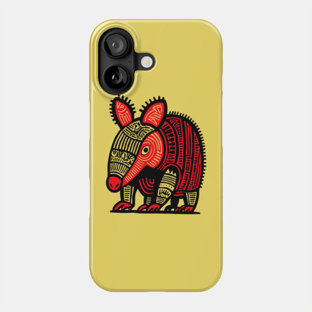 Tribal Armadillo Phone Case by TuncGK