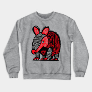 Tribal Armadillo Crewneck Sweatshirt