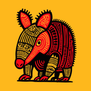 Tribal Armadillo T-Shirt