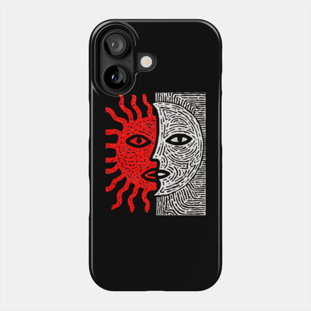 Sun and Moon Phone Case by TuncGK