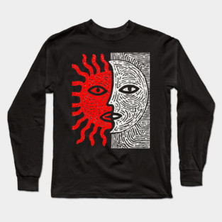 Sun and Moon Long Sleeve T-Shirt
