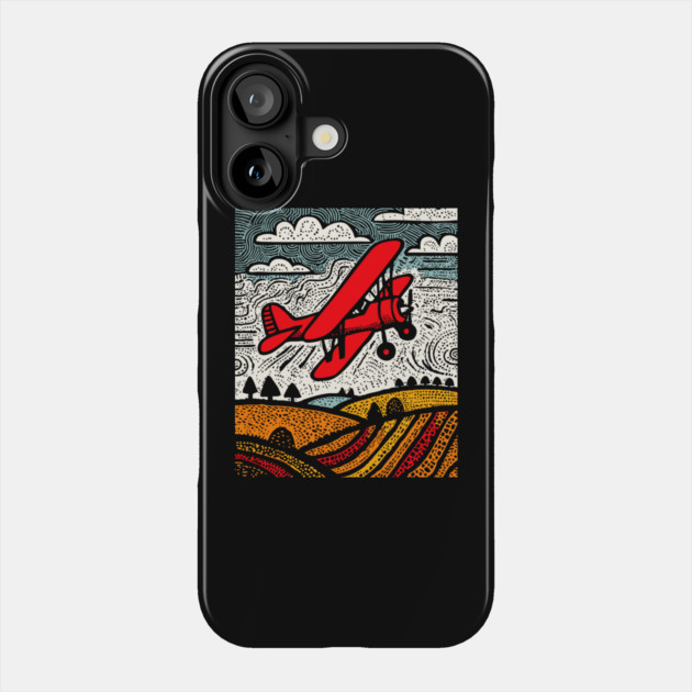 Vintage Biplane Phone Case by TuncGK