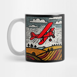 Vintage Biplane Mug