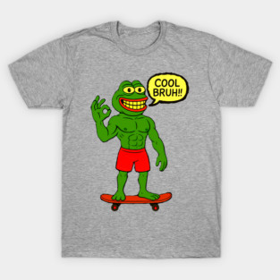 Cool Bruh!! Funny Muscle Frog T-Shirt