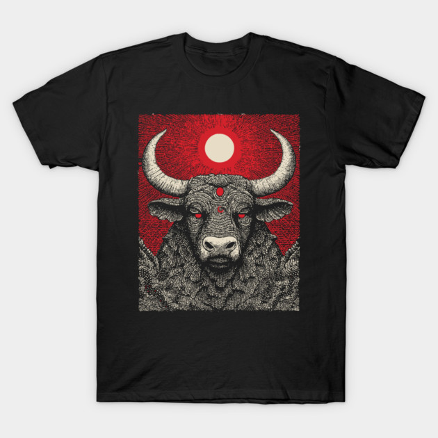 Mystic Taurus Zodiac T-Shirt by TuncGK