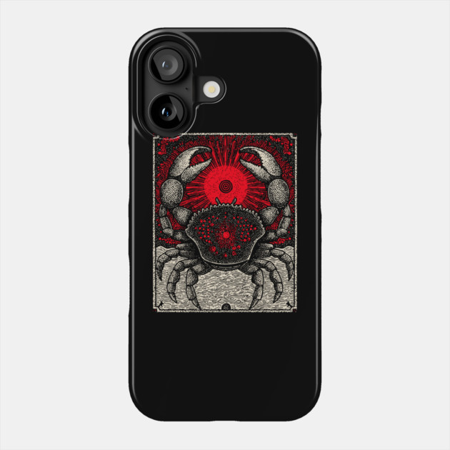 Nocturnal Cancer Zodiac Phone Case by TuncGK