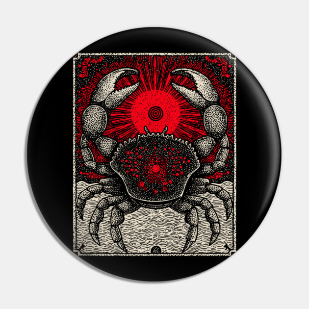 Nocturnal Cancer Zodiac Pin by TuncGK