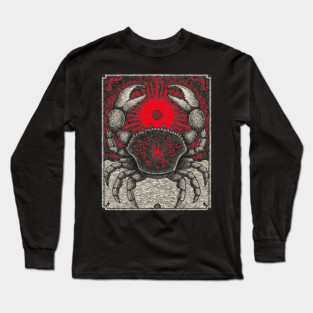 Nocturnal Cancer Zodiac Long Sleeve T-Shirt