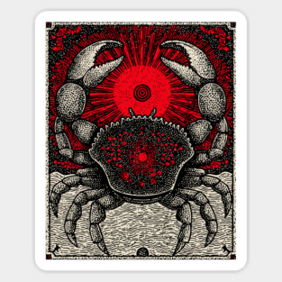 Nocturnal Cancer Zodiac Sticker