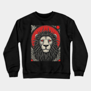 Nocturnal Leo Zodiac Crewneck Sweatshirt