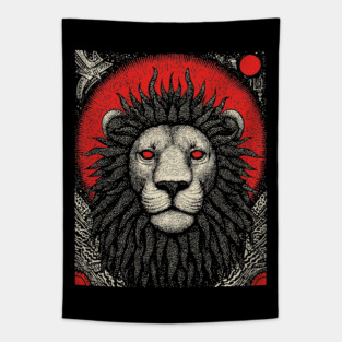 Nocturnal Leo Zodiac Tapestry
