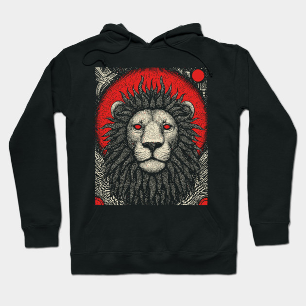 Nocturnal Leo Zodiac Hoodie by TuncGK