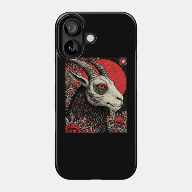 Nocturnal Capricorn Zodiac Phone Case by TuncGK