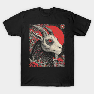 Nocturnal Capricorn Zodiac T-Shirt
