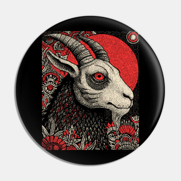 Nocturnal Capricorn Zodiac Pin by TuncGK