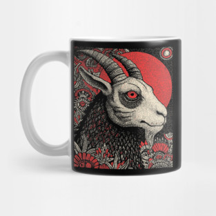 Nocturnal Capricorn Zodiac Mug