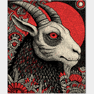 Nocturnal Capricorn Zodiac Posters and Art