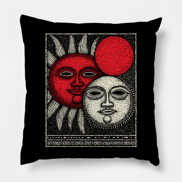 Nocturnal Gemini Zodiac Pillow by TuncGK