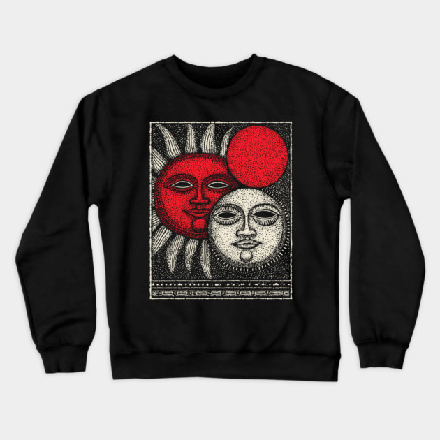Nocturnal Gemini Zodiac Crewneck Sweatshirt by TuncGK