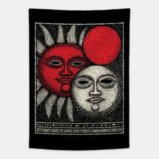 Nocturnal Gemini Zodiac Tapestry