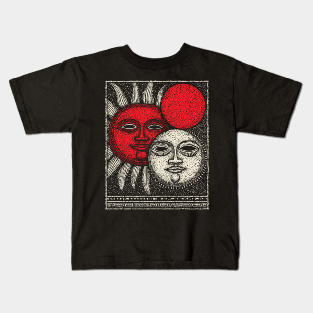 Nocturnal Gemini Zodiac Kids T-Shirt by TuncGK