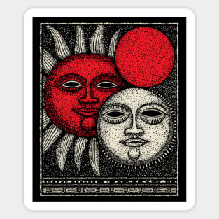 Nocturnal Gemini Zodiac Magnet