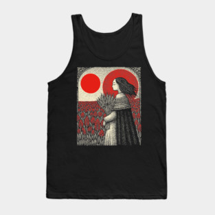 Nocturnal Virgo Zodiac Tank Top